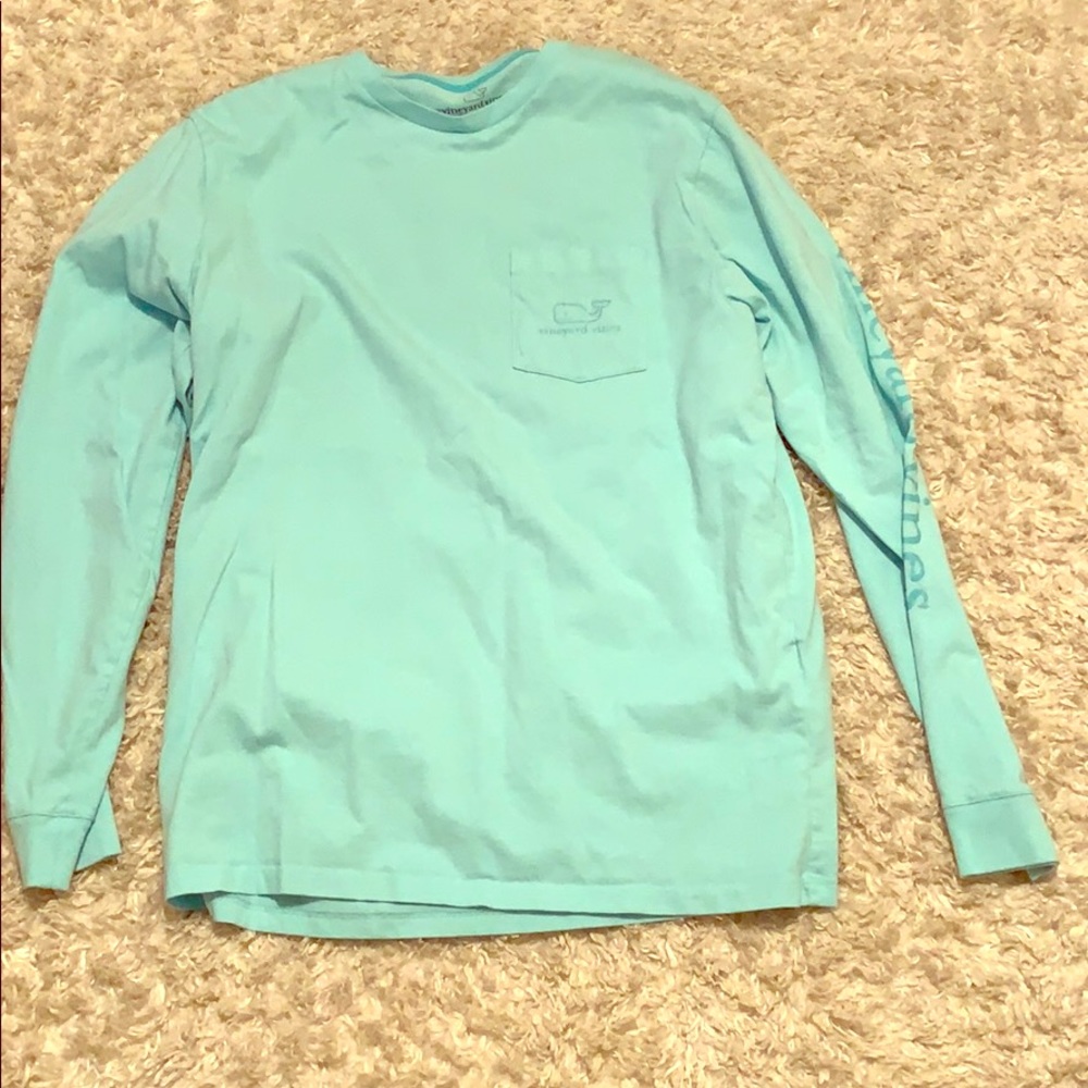 Light blue long sleeve shirt